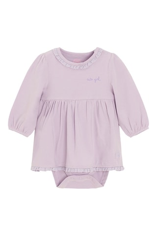 Robe et legging - Mauve et turquoise