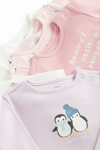 4 bodys - Lilas et rose