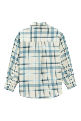 Chemise - Ciel et blanc
