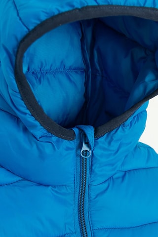 Doudoune à capuche - Bleu électrique
