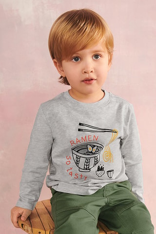 T-shirt - Gris chiné