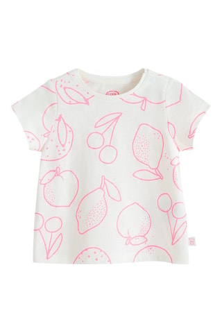2 t-shirts - Rose et blanc