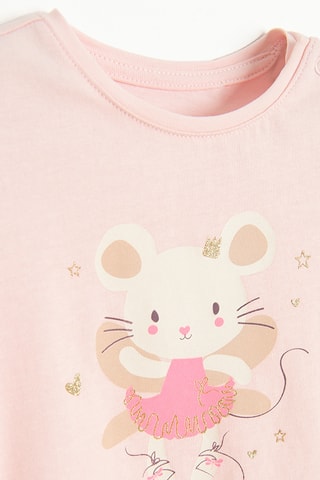 T-shirt - Rose pâle