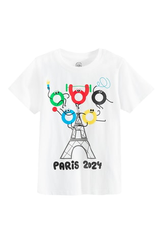 T-shirt Jeux olympiques Paris 2024 - Blanc