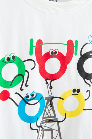 T-shirt Jeux olympiques Paris 2024 - Blanc