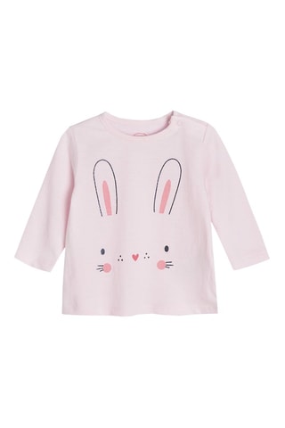 3 t-shirts - Blanc et rose poudré