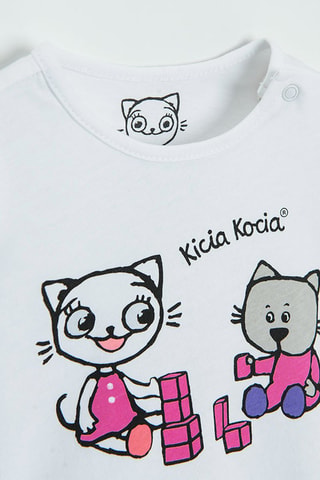 T-shirt Kicia Kocia - Ecru