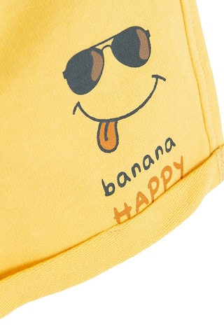 2 shorts - Kaki et jaune