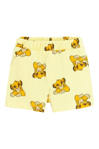 Short Simba Le Roi Lion Disney - Jaune