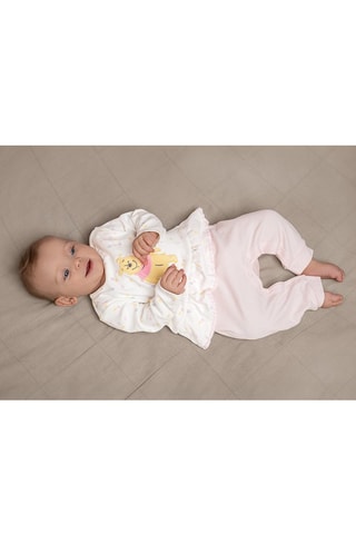 Blouse et jogging Winnie l'Ourson Disney - Blanc et rose poudré