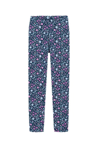 2 leggings - Noir et bleu marine