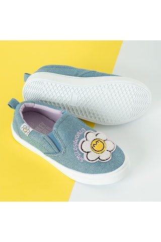 Slip-on en jean - Bleu clair