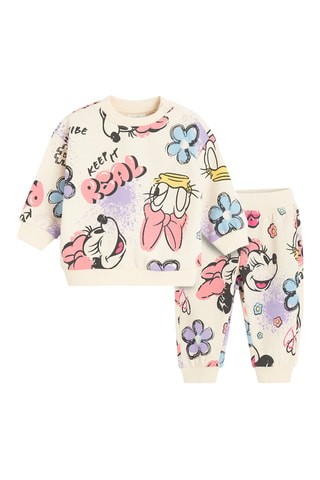Sweat et jogging Minnie et Daisy Disney - Beige
