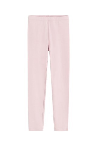3 leggings - Bleu marine, fuchsia et rose poudré