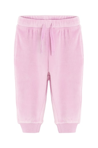 Sweat et jogging en velours - Rose