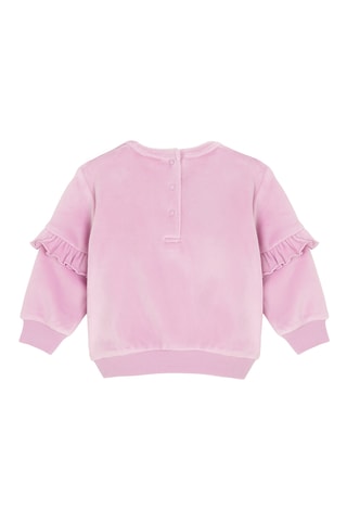 Sweat et jogging en velours - Rose