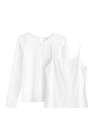 Blouse et débardeur - Blanc