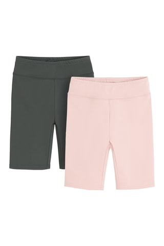 2 cyclistes taille haute - Rose et gris foncé