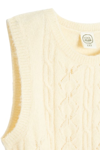 Pull sans manches - Ecru