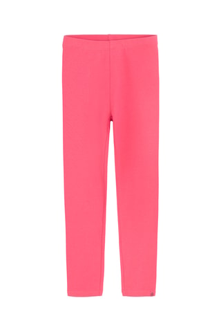 3 leggings - Corail et noir