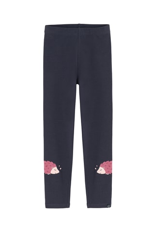 3 leggings - Corail et noir