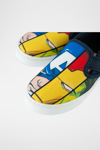 Baskets Captain America et Iron Man Avengers Marvel - Bleu marine
