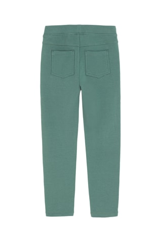 2 jeggings - Fuchsia et vert foncé