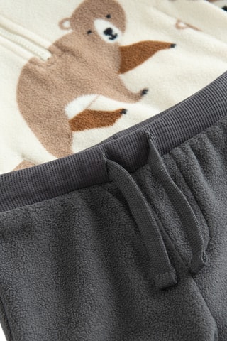 Sweat et jogging - Blanc et anthracite