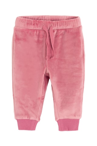 Sweat et jogging en velours - Rose
