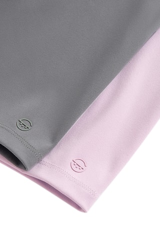 2 cyclistes taille haute - Gris foncé et rose