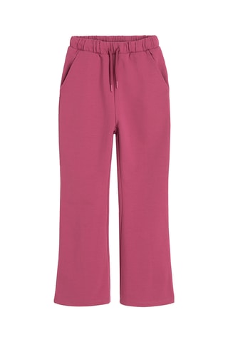 Sweat à capuche et pantalon - Blanc et rouge brique