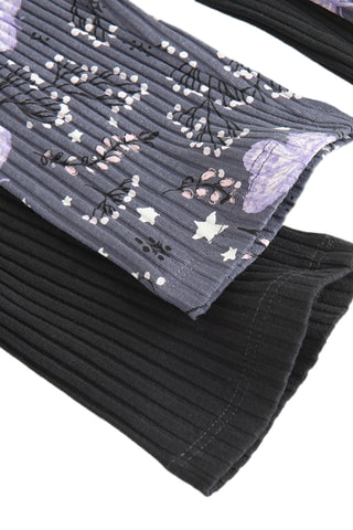 2 leggings - Noir et gris clair