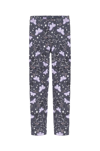 2 leggings - Noir et gris clair