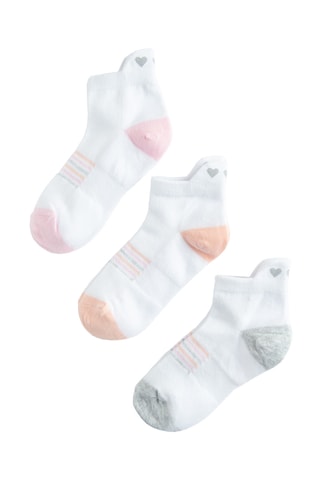 3 paires de socquettes - Blanc