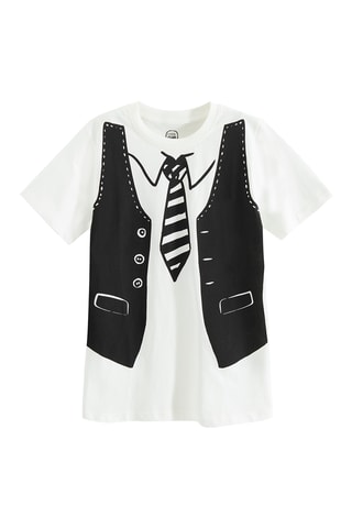 T-shirt - Blanc et noir