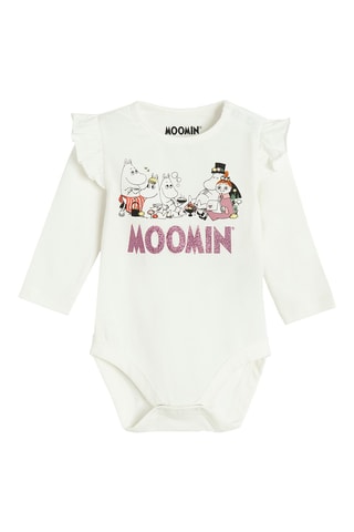 Body Les Moomines - Blanc