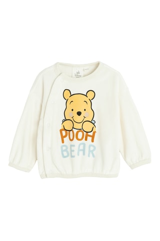 Sweat et pantalon Winnie L’ourson - Blanc et camel