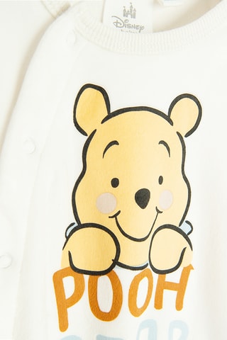 Sweat et pantalon Winnie L’ourson - Blanc et camel