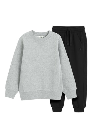 Sweat et pantalon - Gris et noir