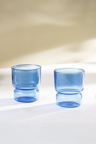 2 verres à eau en verre borosilicate Ambra - 30 cl