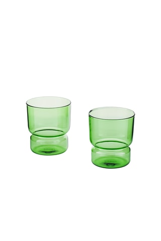 2 verres à eau en verre borosilicate Ambra - 30 cl