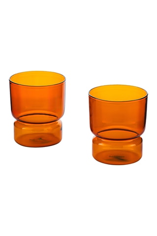 2 verres à eau en verre borosilicate Ambra - 30 cl