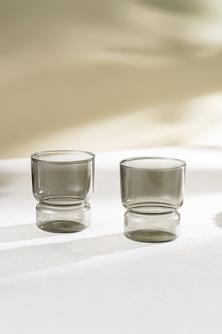 2 verres à eau en verre borosilicate Ambra - 30 cl