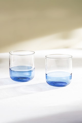 2 verres à eau en verre borosilicate Ambra - 34 cl