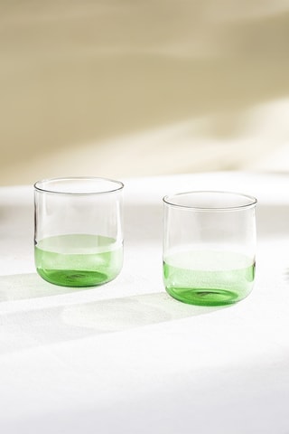 2 verres à eau en verre borosilicate Ambra - 34 cl