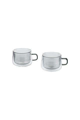 2 tasses à thé en verre borosilicate Ambra - 22 cl