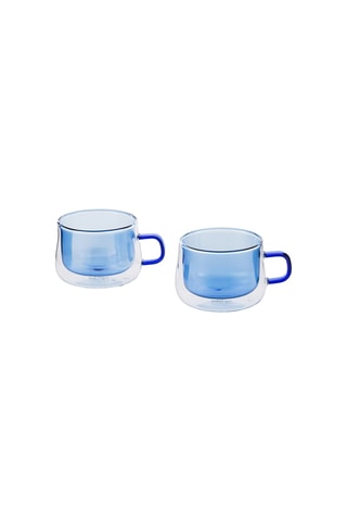2 tasses à thé en verre borosilicate Ambra - 22 cl