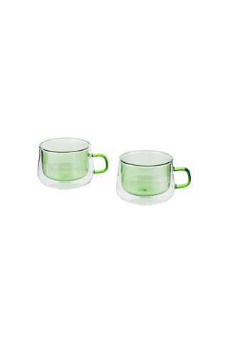 2 tasses à thé en verre borosilicate Ambra - 22 cl