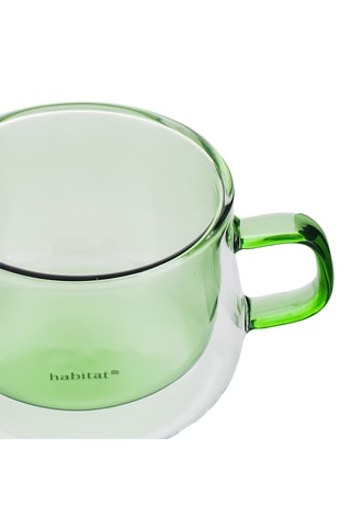 2 tasses à thé en verre borosilicate Ambra - 22 cl