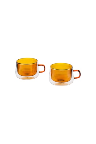 2 tasses à thé en verre borosilicate Ambra - 22 cl